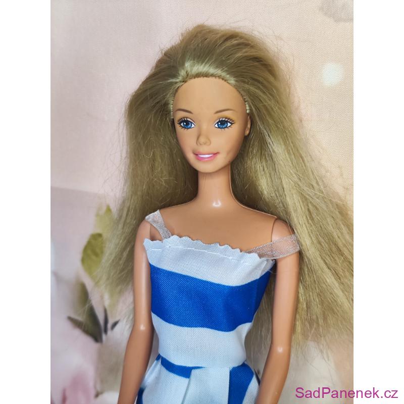 Barbie Superstar v modrých šatech