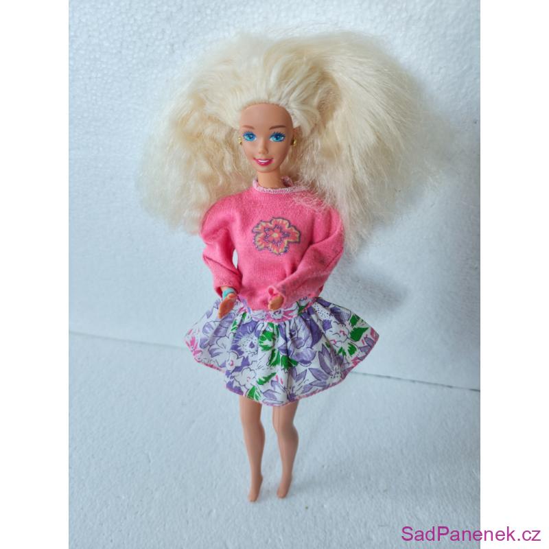 Barbie Superstar v růžových šatech