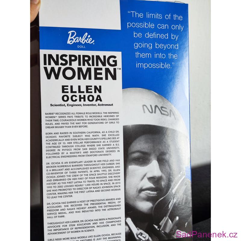 Sběratelská Barbie Inspirující ženy Ellen Ochoa