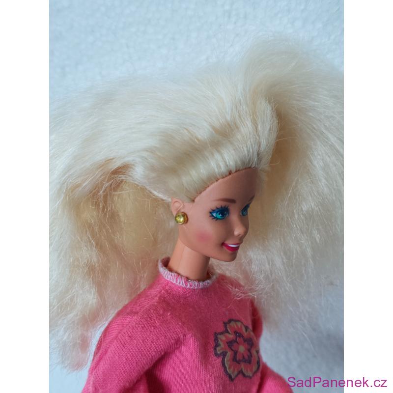 Barbie Superstar v růžových šatech