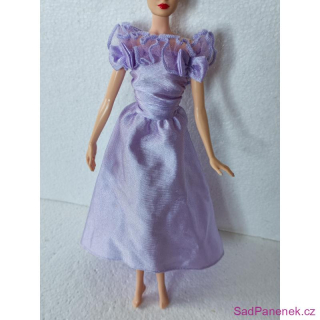 Barbie lila dlouhé šaty